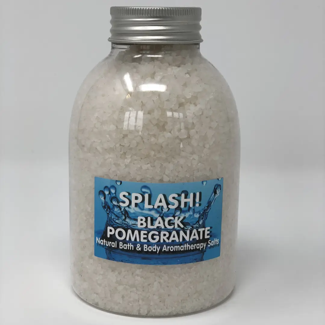 630g Splash Black Pomegranate Spa Salt