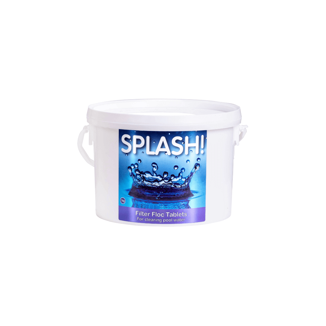 1kg Splash Filter Floc Tablets (20x50g) for Enhanced Filtration